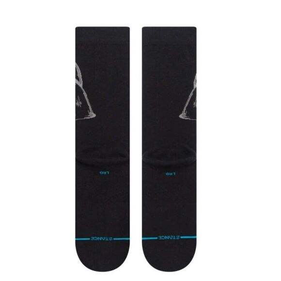 STAR WARS LORD VADER CASUAL SIZE MEDIUM UNISEX SOCKS CASUAL IN BLACK NWT - Picture 2 of 6
